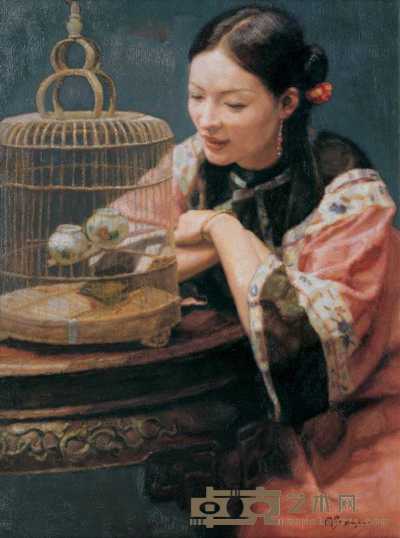 周易 鸟语花香 80×60cm